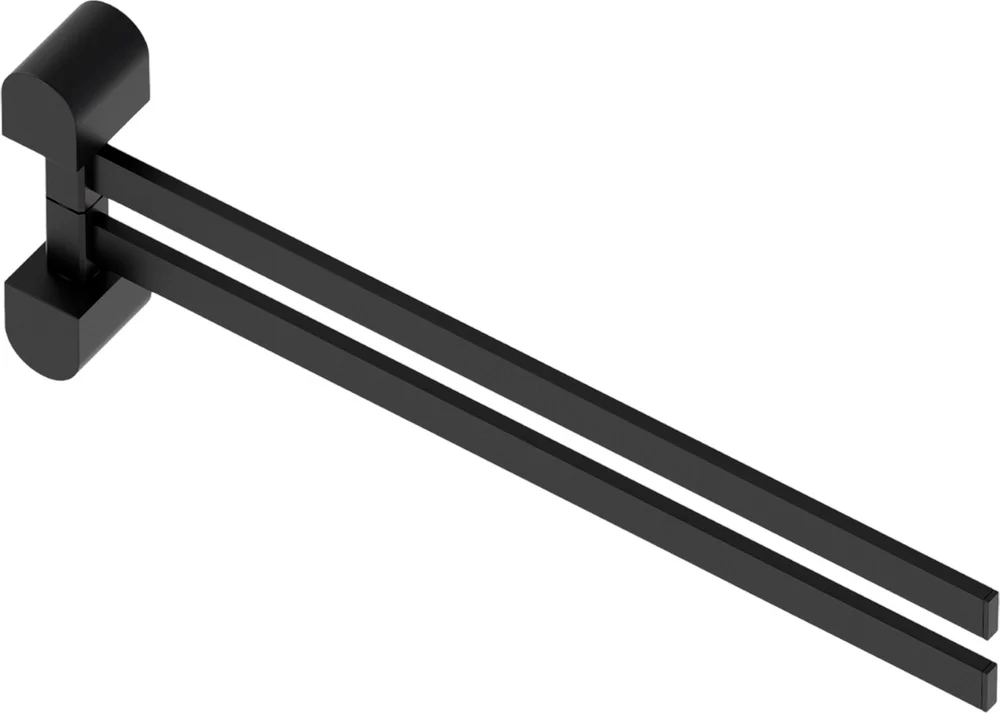 Полотенцедержатель Artwelle Schwarz 7731 поворотный, черный от магазина ЛесКонПром.ру