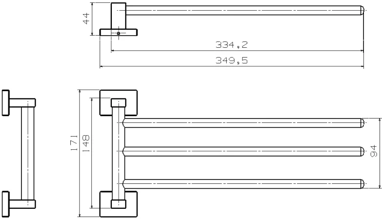 Полотенцедержатель Sapho Apollo 1416-16 от магазина ЛесКонПром.ру