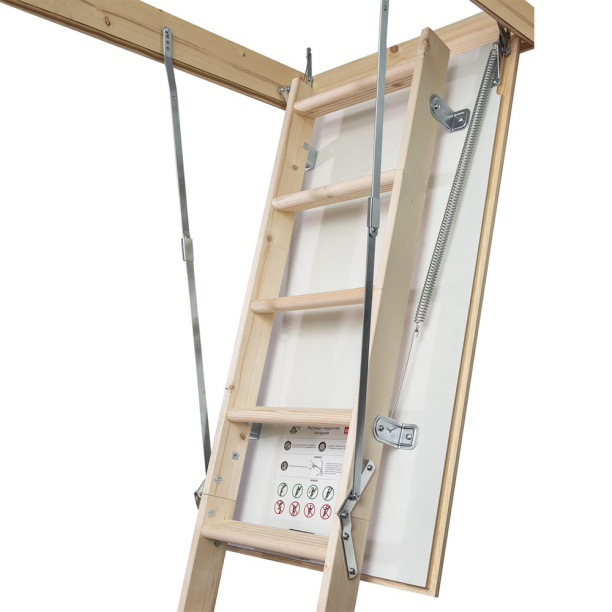 Лестница чердачная PROF 36, 600х1200х2850 мм от магазина ЛесКонПром.ру
