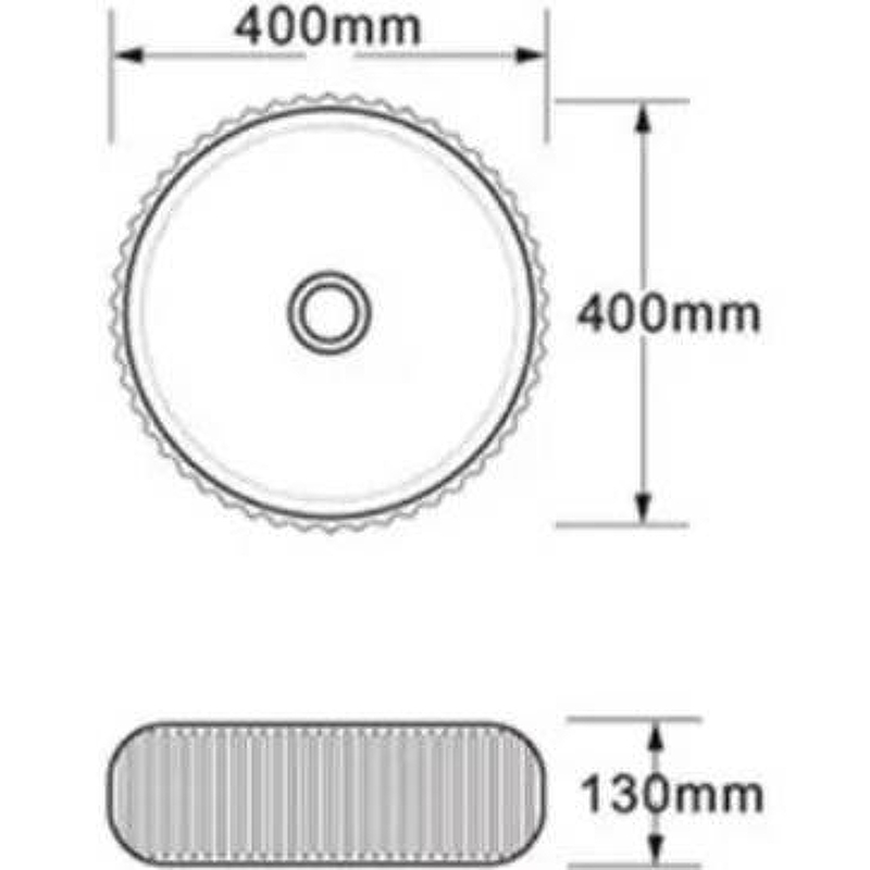 Раковина-чаша Bronze de Luxe 40 1382W Белая от магазина ЛесКонПром.ру