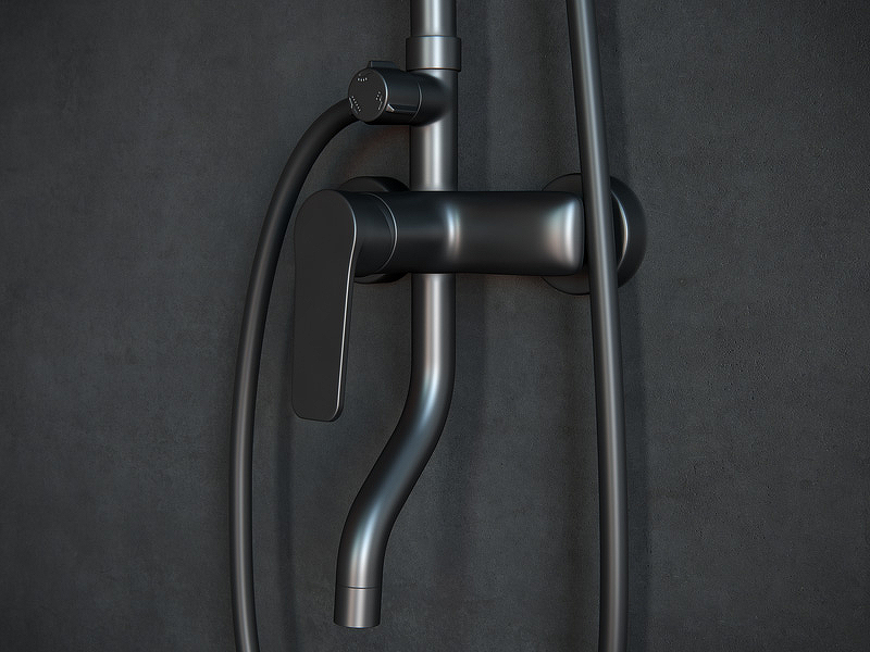 Душевая система Laguraty 17060B Черный от магазина ЛесКонПром.ру