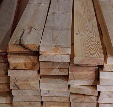 Строганная доска хвоя 45х190х6000 мм от магазина ЛесКонПром.ру