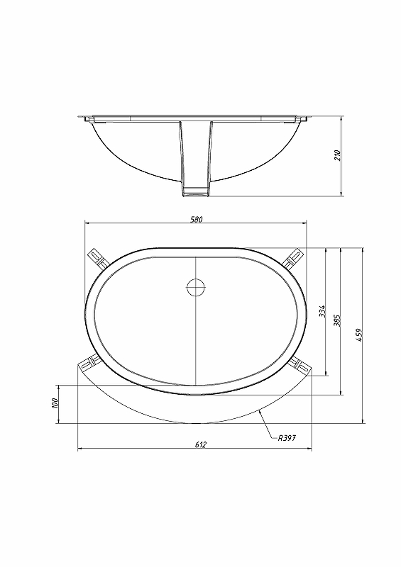 Раковина Migliore 58 29899 Белая от магазина ЛесКонПром.ру