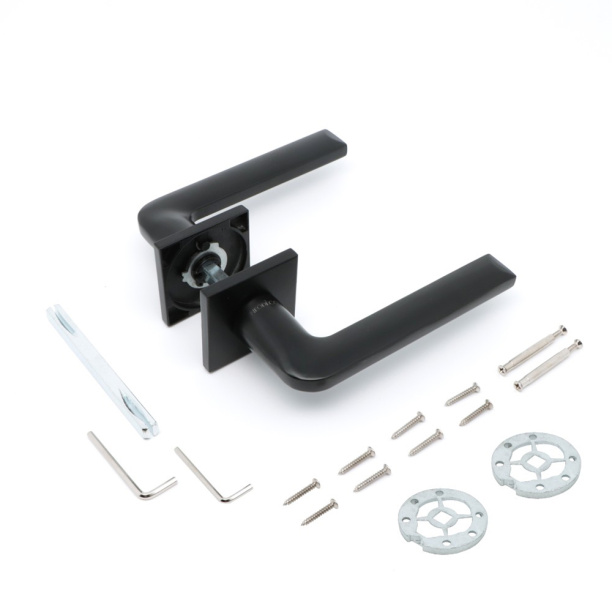 Ручки дверные NEODECO Earth EN черные от магазина ЛесКонПром.ру