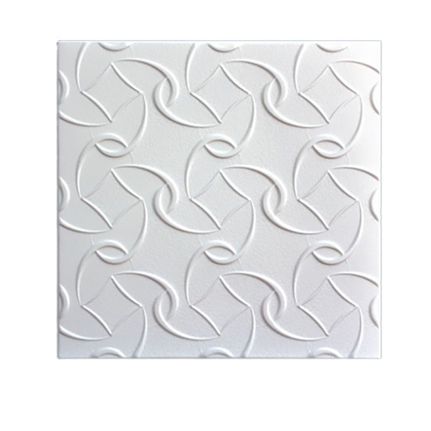 Плита потолочная Косички 50х50 см белая от магазина ЛесКонПром.ру