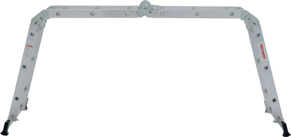 Алюминиевая четырехсекционная лестница-трансформер 340 мм NV1320 НОВАЯ ВЫСОТА 2Х3+2Х4 арт.1320234 от магазина ЛесКонПром.ру