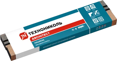 Плитка фасадная ТЕХНОНИКОЛЬ HAUBERK Камень Травертин от магазина ЛесКонПром.ру