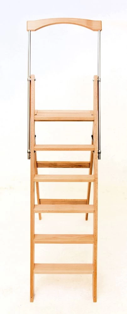 Стремянка деревянная Hoz-Block Серж 5 ступеней Светлая (арт. СДР-5С) от магазина ЛесКонПром.ру