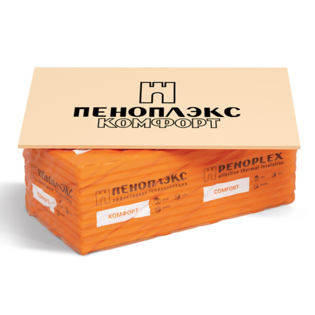 Экструдированный пенополистирол ПЕНОПЛЭКС КОМФОРТ 1185х585х20 мм от магазина ЛесКонПром.ру