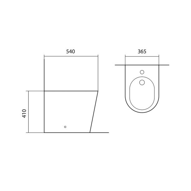 Биде Aquatek Вега напольное от магазина ЛесКонПром.ру
