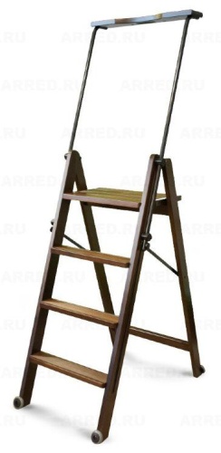 Стремянка Tuscania-4 Canaletto (Орех каналетто) Arredamenti  от магазина ЛесКонПром.ру