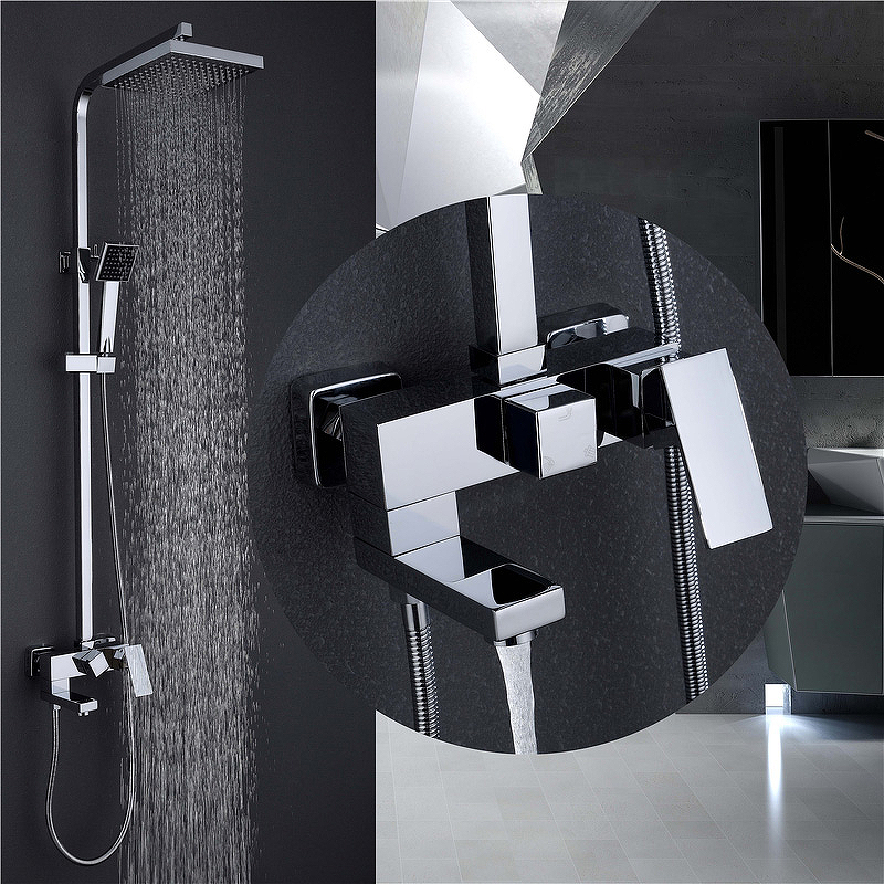 Душевая система Abber Daheim AF8216 Хром от магазина ЛесКонПром.ру