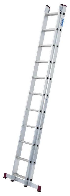 Лестница алюминиевая двухсекционная KRAUSE CORDA 2х11 с траверсой арт.032195 от магазина ЛесКонПром.ру