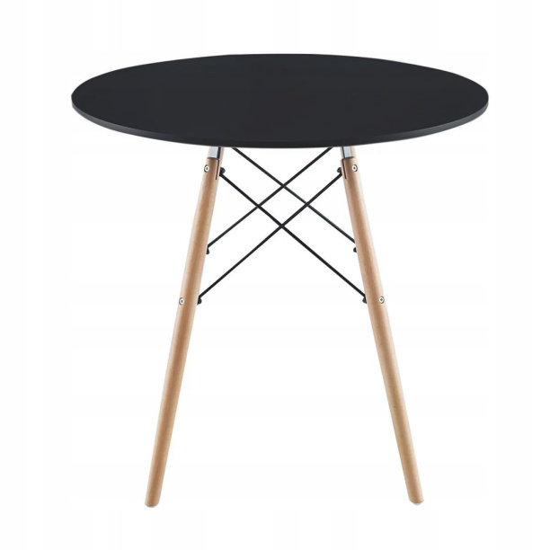 Стол кухонный KITRO d80 см черный от магазина ЛесКонПром.ру