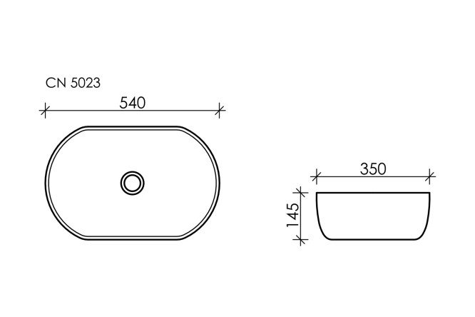 Умывальник накладной CERAMICA NOVA Element 80551219 от магазина ЛесКонПром.ру