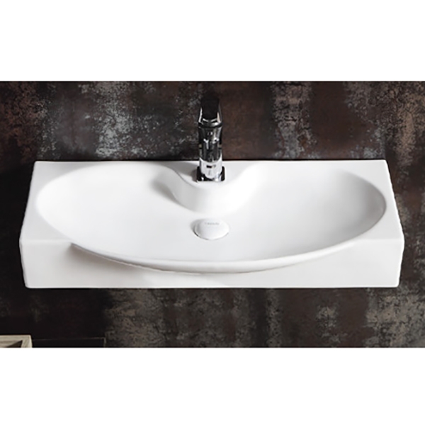 Раковина CeramaLux 68 STR 4282A Белая от магазина ЛесКонПром.ру