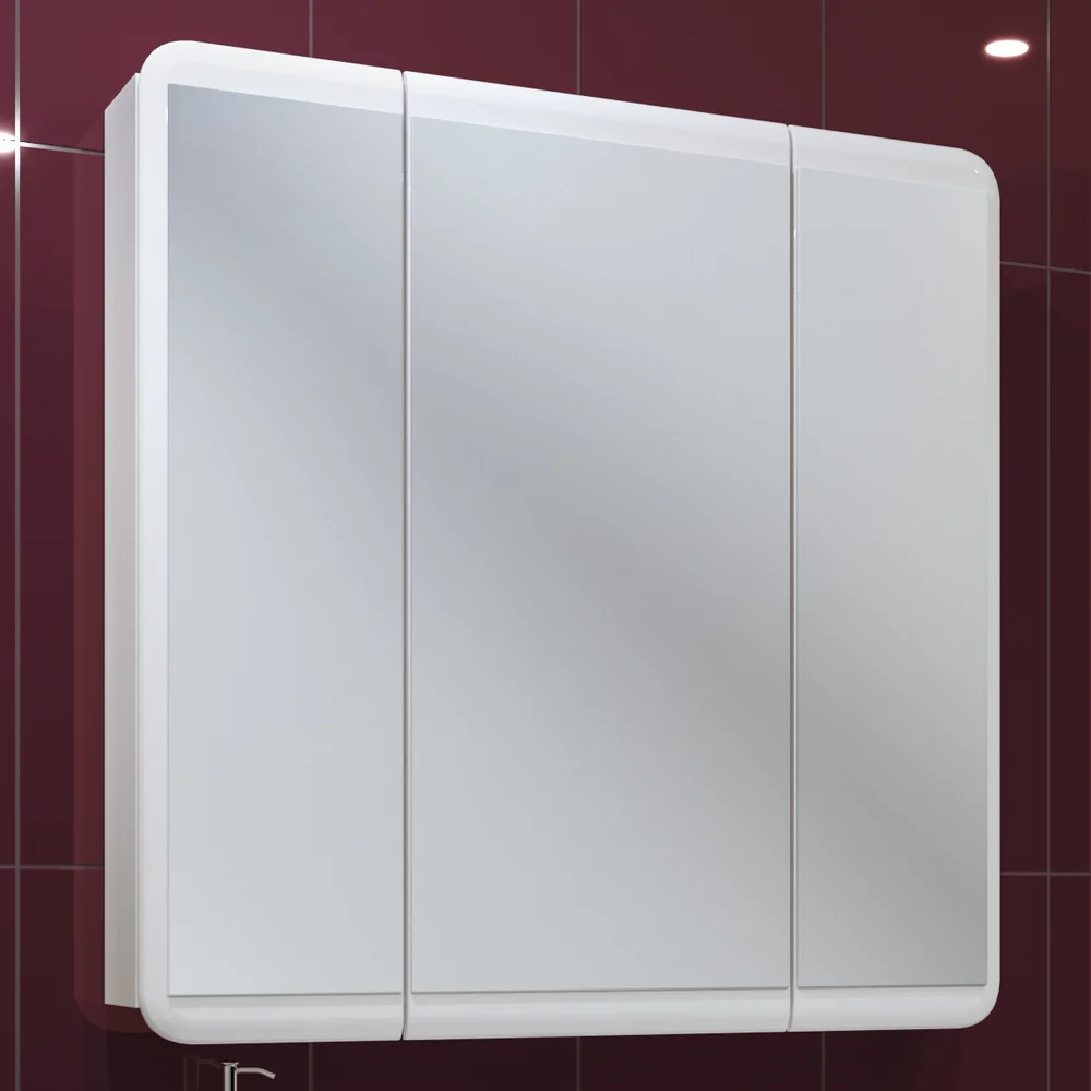 Зеркало-шкаф Runo Эрика 80 от магазина ЛесКонПром.ру