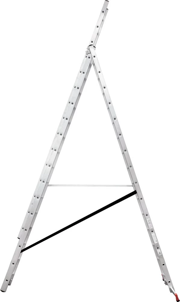 Лестница алюминиевая трехсекционная Новая Высота 3x15 арт. 1230315 от магазина ЛесКонПром.ру