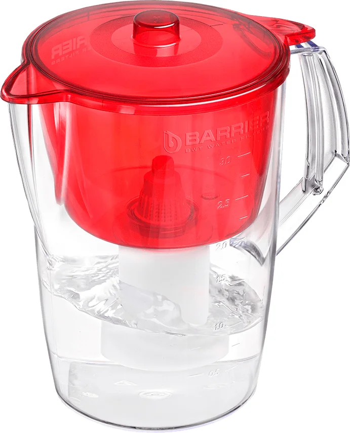 Фильтр-кувшин Барьер Лайт красный от магазина ЛесКонПром.ру