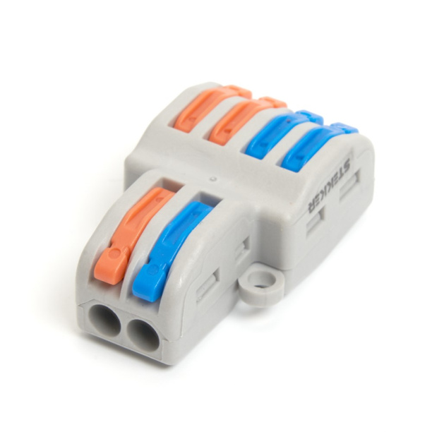 Клемма монтажная STEKKER LD222-424 2 шт от магазина ЛесКонПром.ру