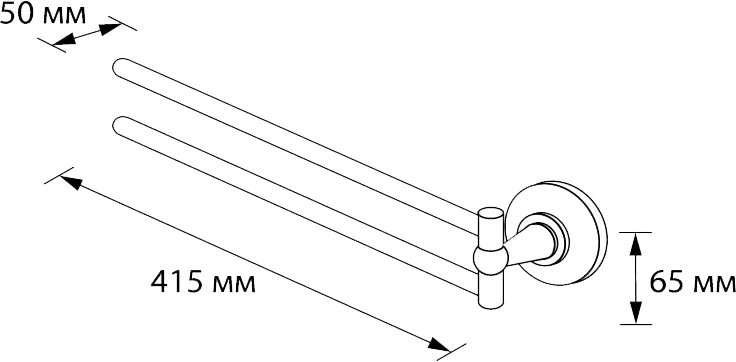 Полотенцедержатель Wess Magnifique W15-12 от магазина ЛесКонПром.ру