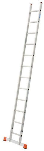 Лестница алюминиевая односекционная KRAUSE SIBILO 12 ступ арт. 129109 от магазина ЛесКонПром.ру