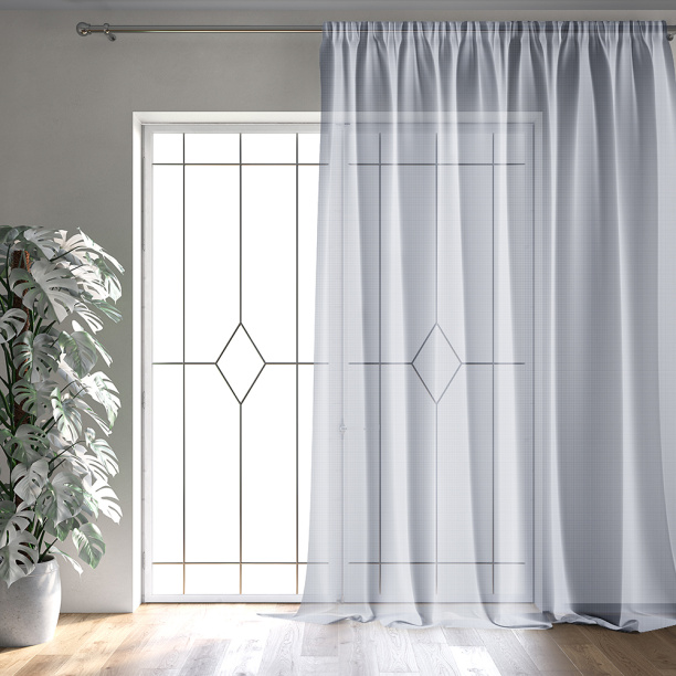 Штора-тюль вуаль 300х280 см сиреневая от магазина ЛесКонПром.ру