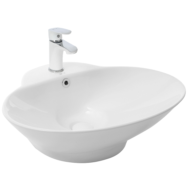 Раковина-чаша WeltWasser Elbach 3072 59 10000004584 Белый глянец от магазина ЛесКонПром.ру