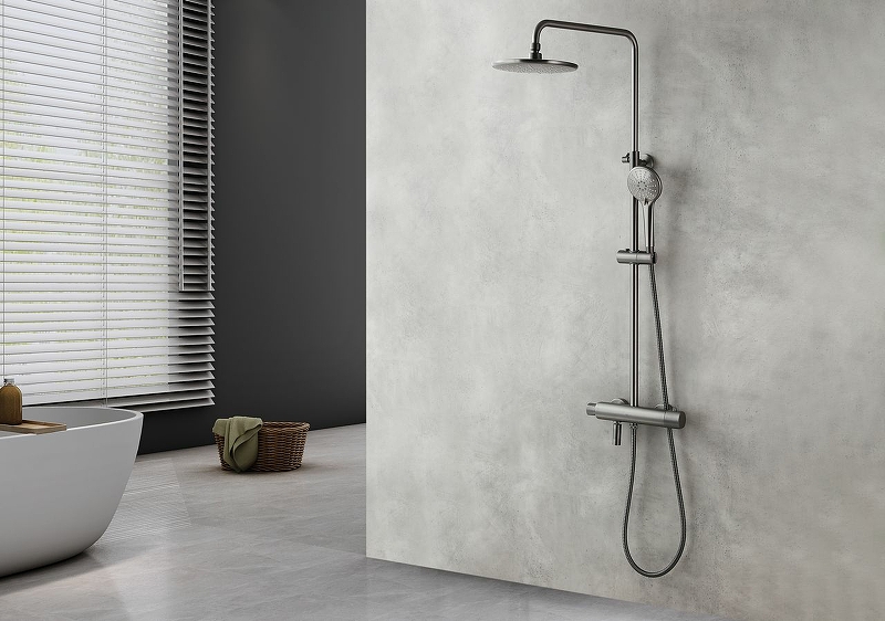 Душевая система Lemark Bronx LM3772GM Графит от магазина ЛесКонПром.ру