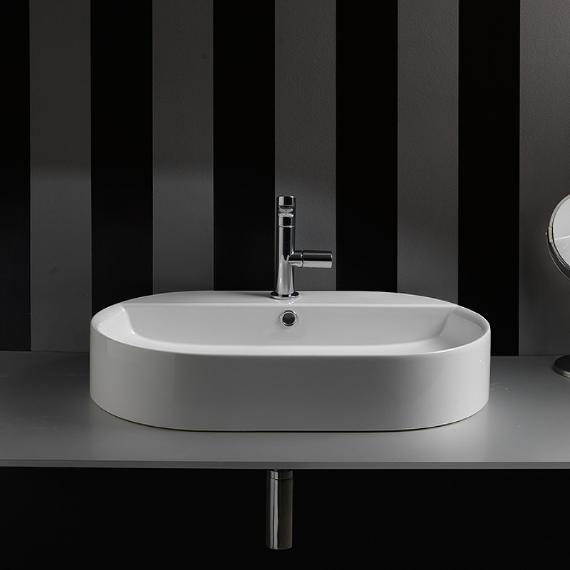 Раковина Kerasan Ciotola 65 028501*1 Белая от магазина ЛесКонПром.ру