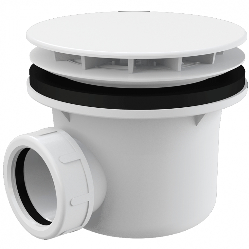 Сифон для душевого поддона Alcaplast A49B Белый от магазина ЛесКонПром.ру