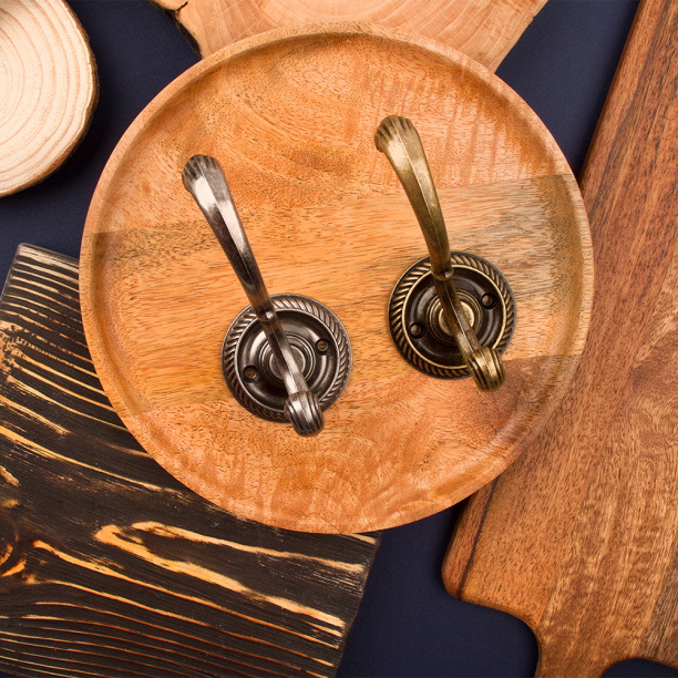 Крючок мебельный KERRON 0280 бронза оксидированная от магазина ЛесКонПром.ру