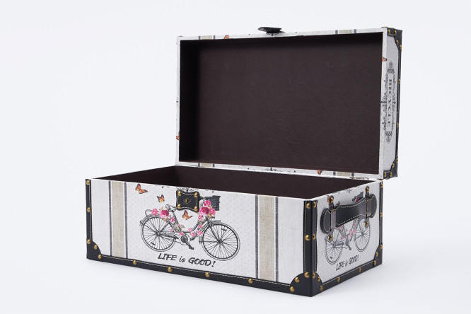 Сундук Велосипед 49x23x28 см 80435168 от магазина ЛесКонПром.ру