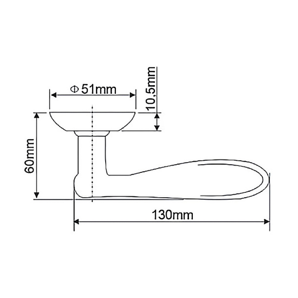 Дверные ручки TIXX Клементина матовый никель от магазина ЛесКонПром.ру