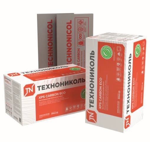 Экструзионный пенополистирол (XPS) ТЕХНОНИКОЛЬ Carbon Eco 1200х600х20 мм, 20 шт от магазина ЛесКонПром.ру