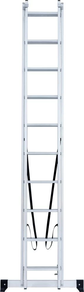 Лестница алюминиевая двухсекционная Новая Высота 2x10 арт. 1220210 от магазина ЛесКонПром.ру