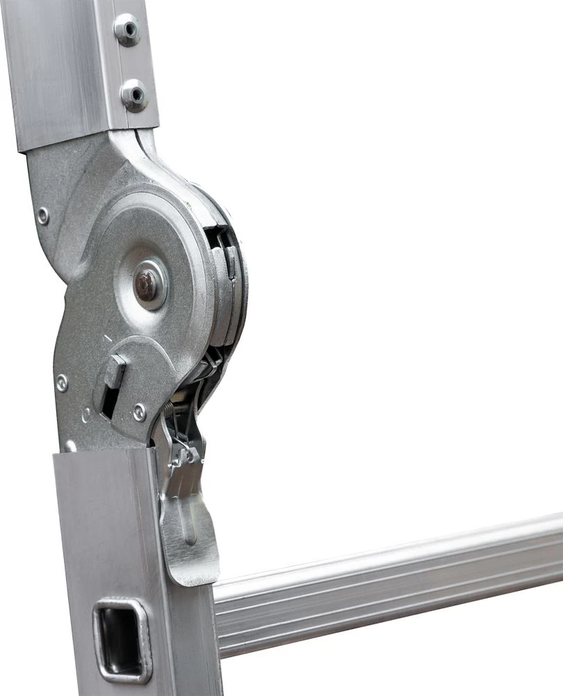 Алюминиевая четырехсекционная лестница-трансформер 400 мм NV2322 НОВАЯ ВЫСОТА 4Х5 арт.2322405 от магазина ЛесКонПром.ру