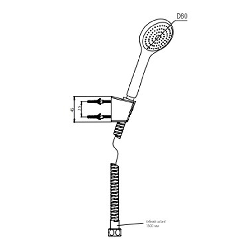 Душевой гарнитур Paini Modena MDCR131 Хром от магазина ЛесКонПром.ру