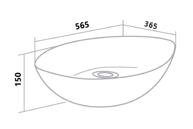 Умывальник накладной Moduo 80538158 от магазина ЛесКонПром.ру