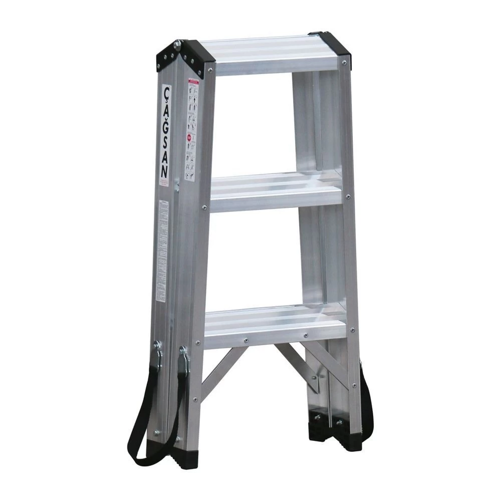 Стремянка профессиональная двухсторонняя Cagsan Everest-Pro 3 ступени (арт. EVR-PRO3) от магазина ЛесКонПром.ру