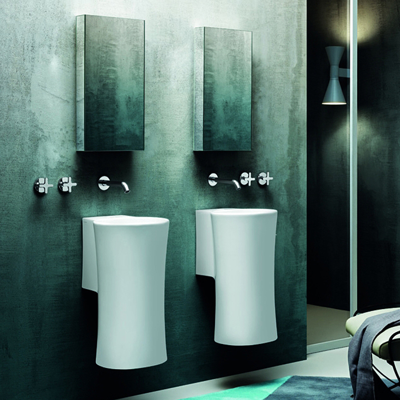 Раковина Azzurra Nativo 35 LALS035370N0BI/(NAT200/0bi)*0 Белая от магазина ЛесКонПром.ру