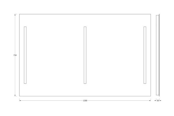 Зеркало EVOFORM Lumline 80372827 от магазина ЛесКонПром.ру