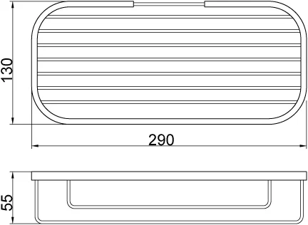 Полка Veragio Basket VR.GFT-9049.BR бронза от магазина ЛесКонПром.ру
