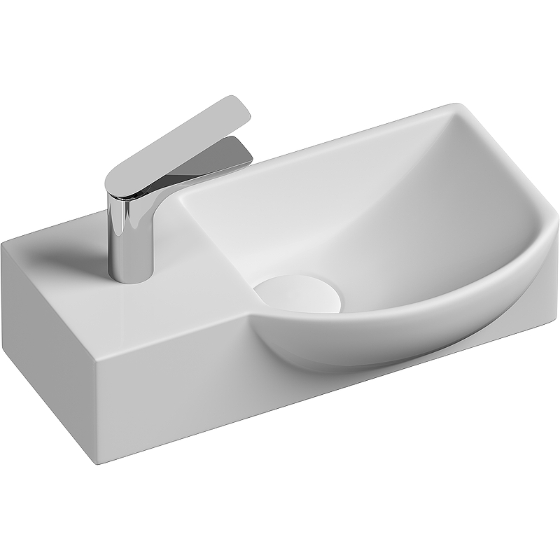 Раковина Ceramica Nova Element 40 R CN6039R Белая от магазина ЛесКонПром.ру