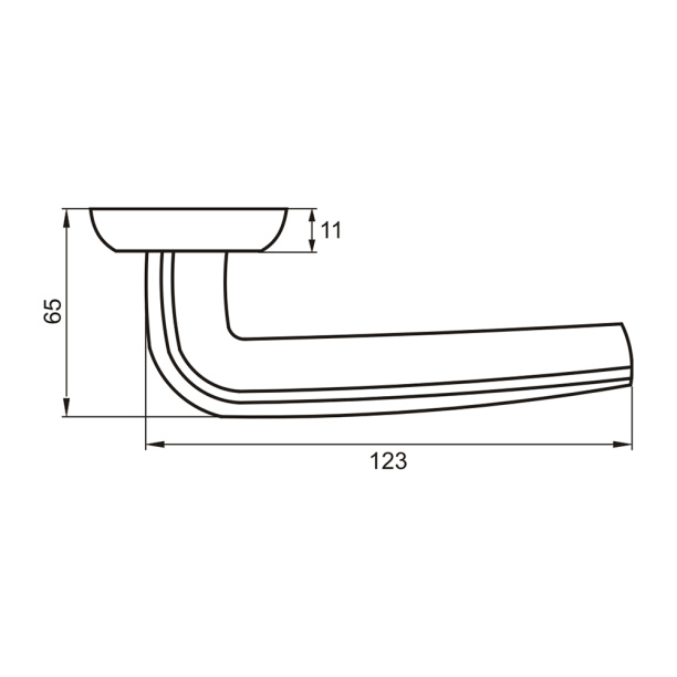 Дверные ручки RENZ Терамо белые от магазина ЛесКонПром.ру
