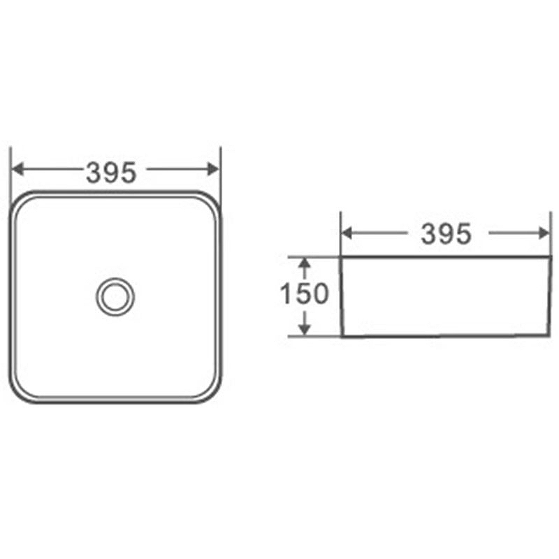 Раковина-чаша Grossman 40 GR-3026BM Черная матовая от магазина ЛесКонПром.ру