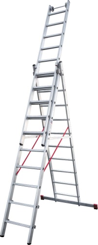 Лестница алюминиевая трехсекционная индустриальнаяНовая Высота 3x10 арт. 5230310 от магазина ЛесКонПром.ру