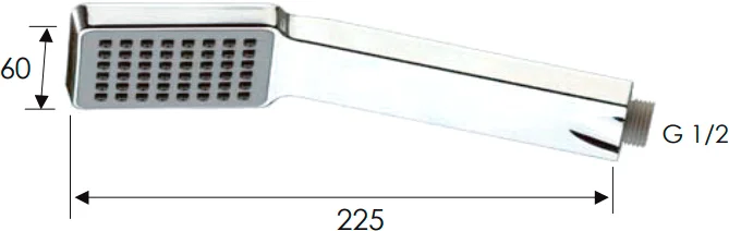 Душевая лейка Remer 317SQX от магазина ЛесКонПром.ру