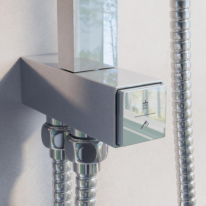 Душевая система Iddis Bild BIL1FSBi76 Хром от магазина ЛесКонПром.ру