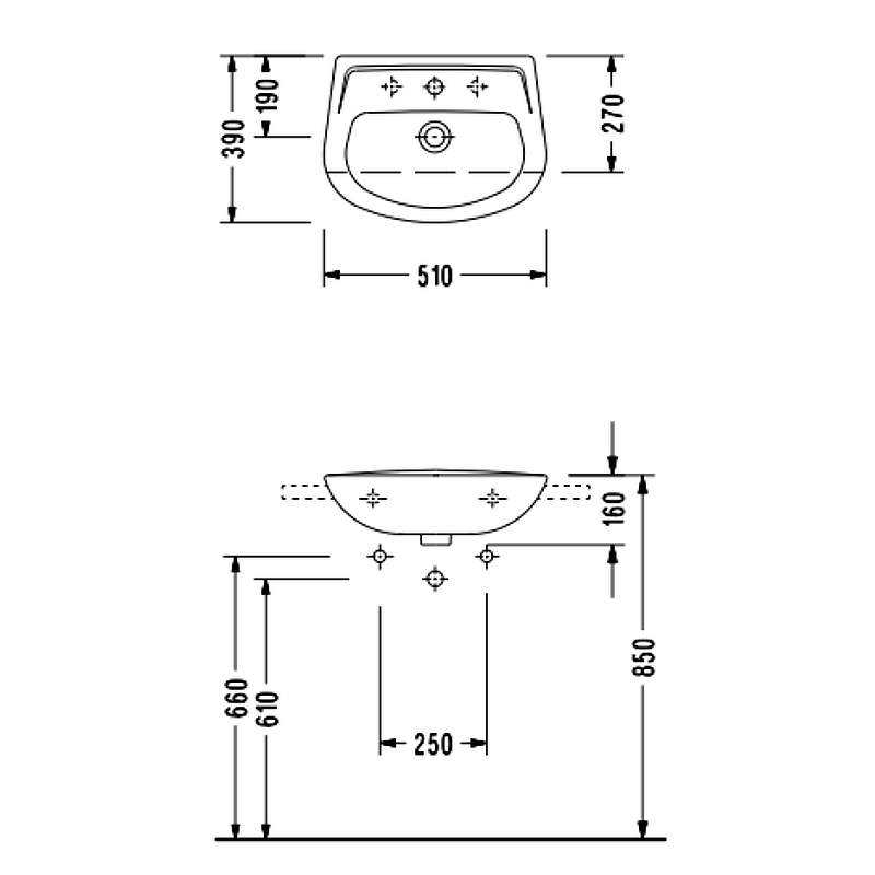 Раковина Serel Friendly 51 6734 Белая от магазина ЛесКонПром.ру